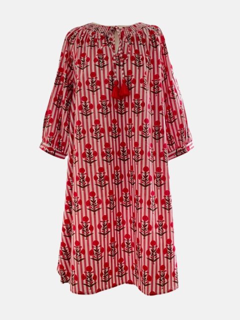 Alternative view of Kleid - Dress with Flowers, Red