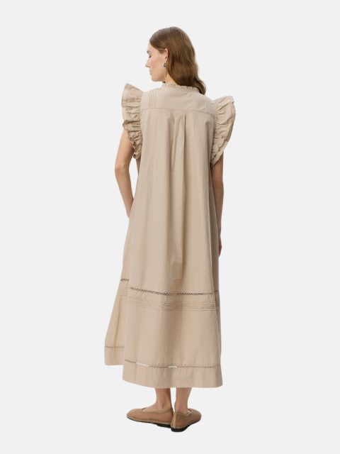 Alternative view of Kleid - OtaniaSW Frill Cotton, Feather Gray