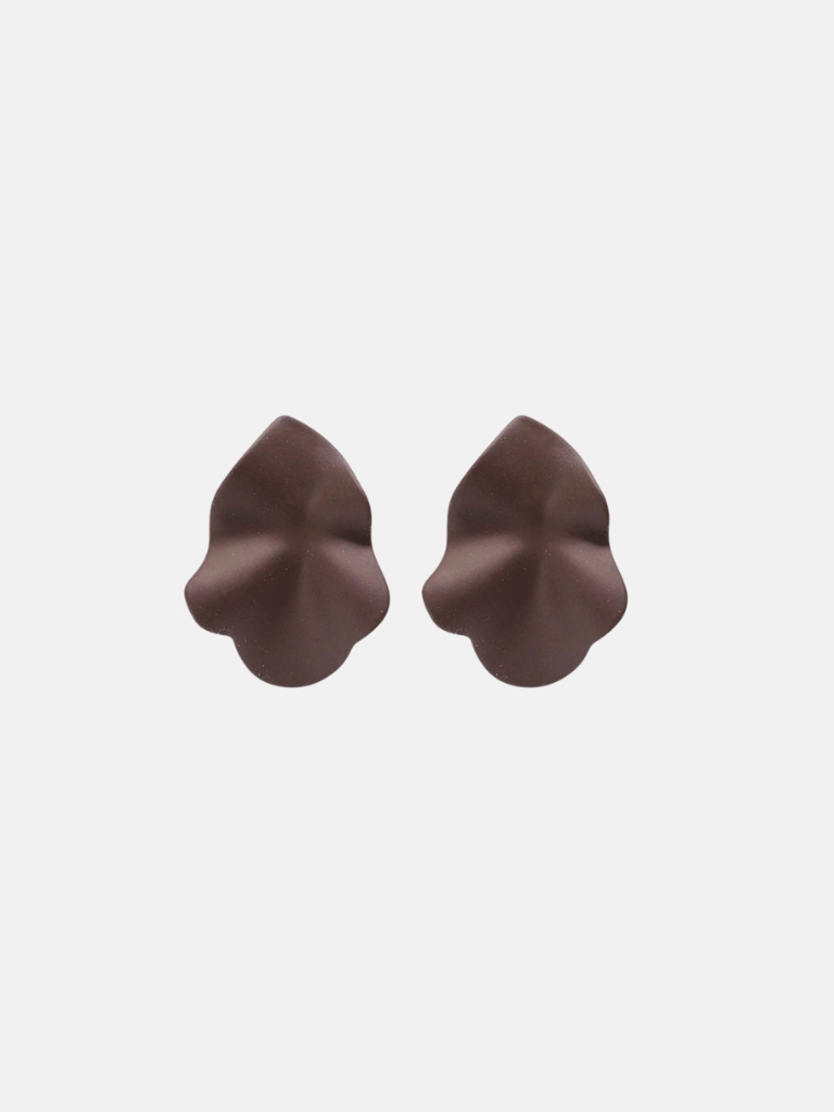Ohrringe - Lip Small, Brown