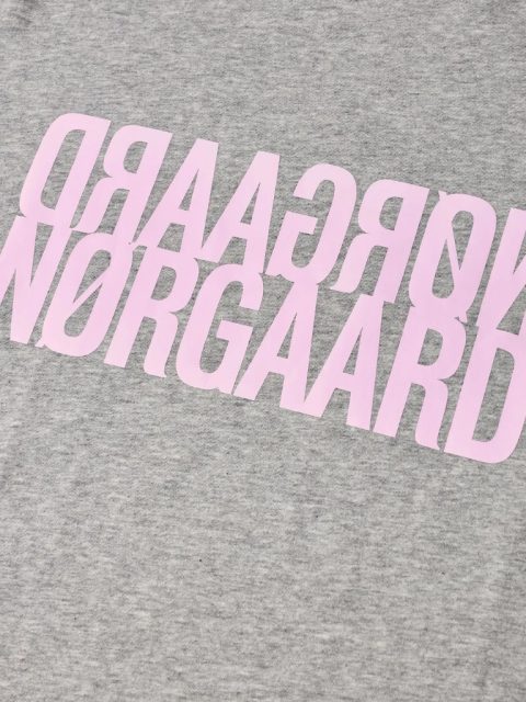 T-shirt Detail- Trenda Cotton Tee, Light Grey Melange