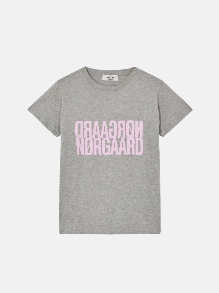 T-shirt - Trenda Cotton Tee, Light Grey Melange