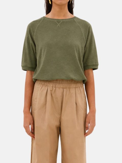 Top - Neva Slub, mulled basil