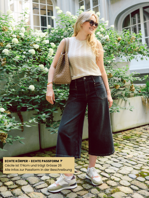 Jeans – MMCulotte Juventus, Black – Bild 3