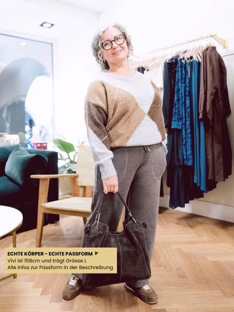 Pullover - Forca Knit V-Neck, Light Grey Melange – Bild 7
