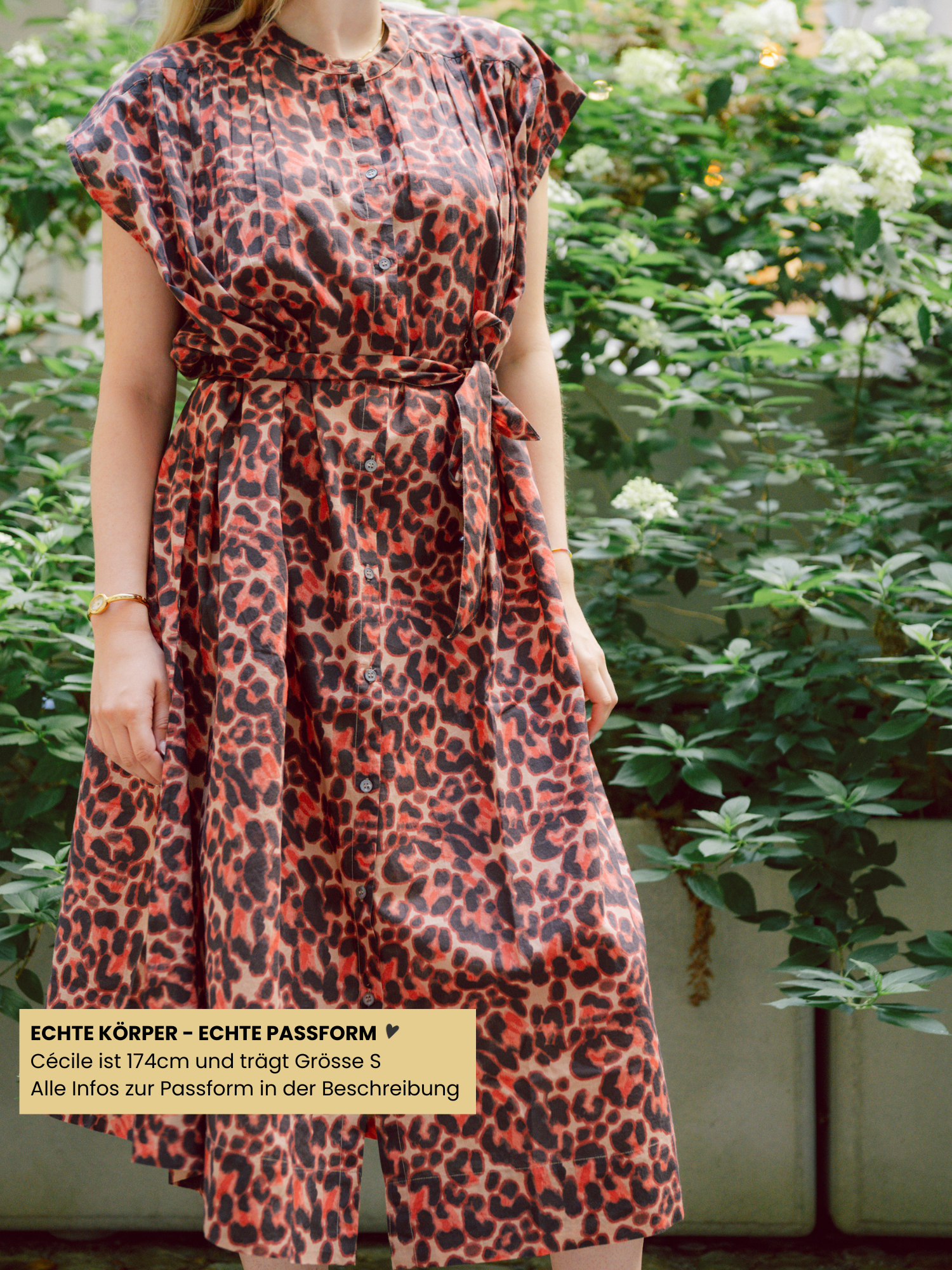 Kleid - Nana, Cheetah Blush – Bild 3