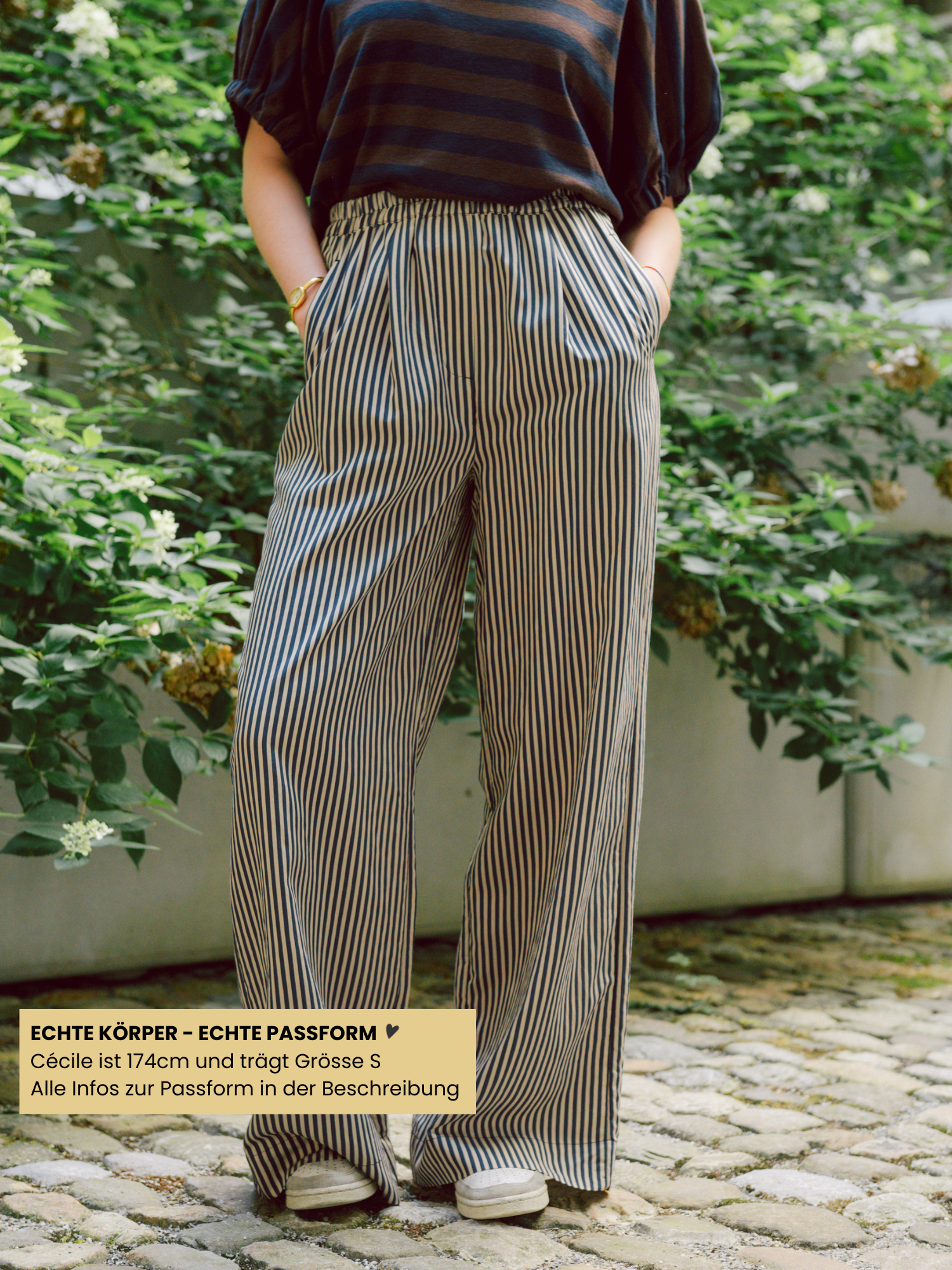 Hosen - Celin Stripe, Midnight Stripe – Bild 3