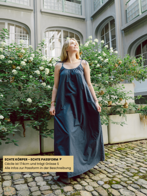 Alternative view of Kleid - Lea Voile, Denim Blue