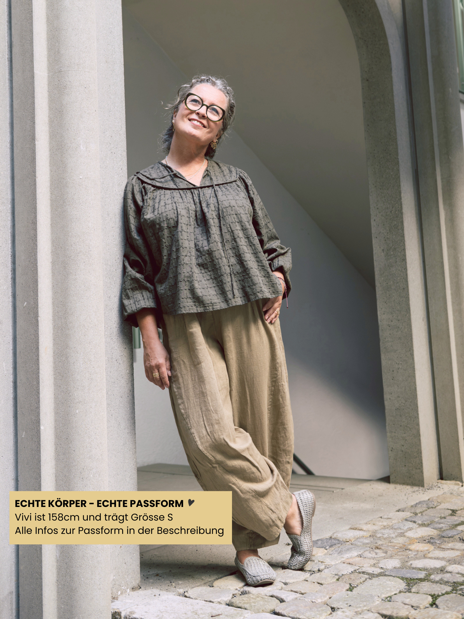 Bluse - Rosalil, Black – Bild 5