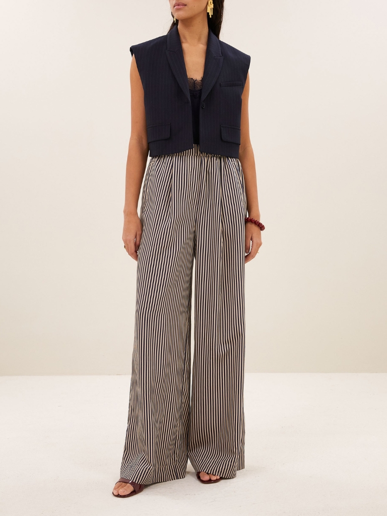 Hosen Celin Stripe in Midnight Color by_bar