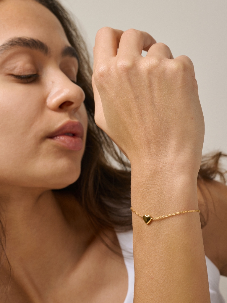 Armband – Amore, Gold/Gold Heart – Bild 2