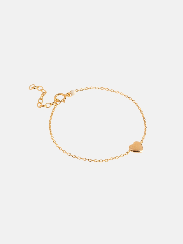 Armband – Amore, Gold/Gold Heart