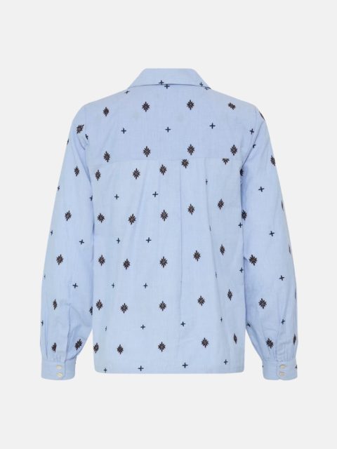 Bluse - Byfabienne, Chambray Blue – Bild 4