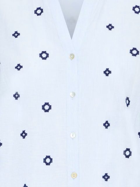 Bluse - Byfabienne, Chambray Blue – Bild 6