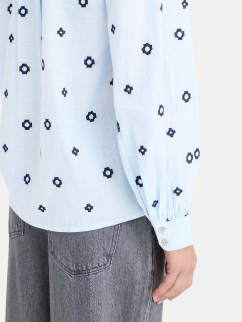 Bluse - Byfabienne, Chambray Blue – Bild 5