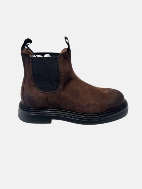 Boots - PAEsmara Leather, Brown Suede