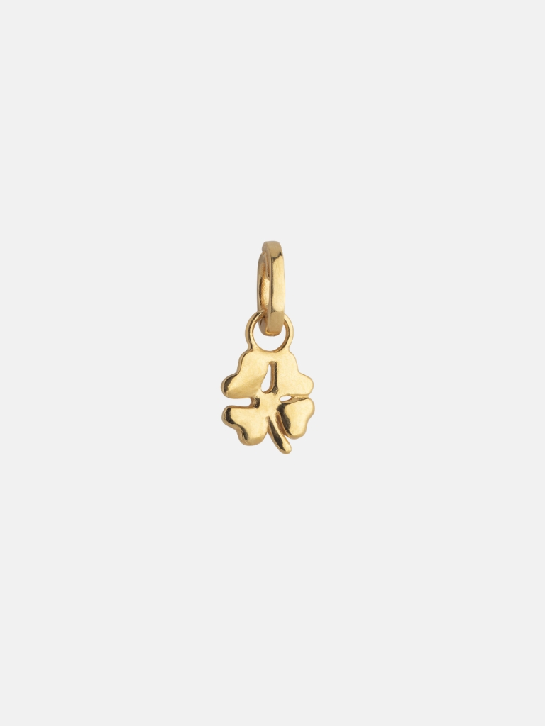 Charm - Organic Clover, Gold
