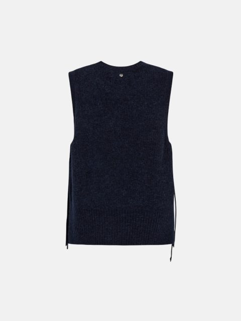 Gilet - MMThora Tie Knit Vest, Salute Navy – Bild 4