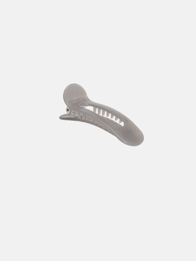 Haarspange – Crocodile Hair Clip, Grey Big