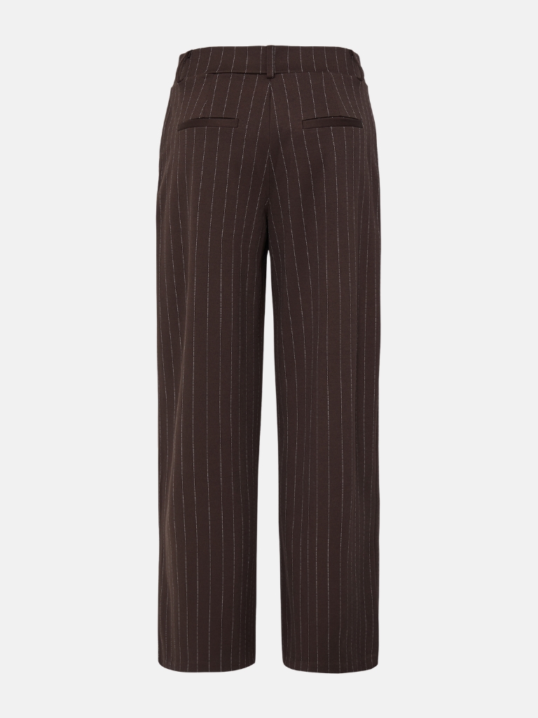 Hose - BYROWAN Wide Pants Stripe, Java Pinstripe – Bild 2