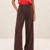 Hose – Celin Stripe Pants, Tan Stripe