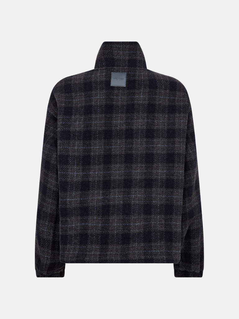 Mos Mosh Jacke MMCamille karriert Navy Blue