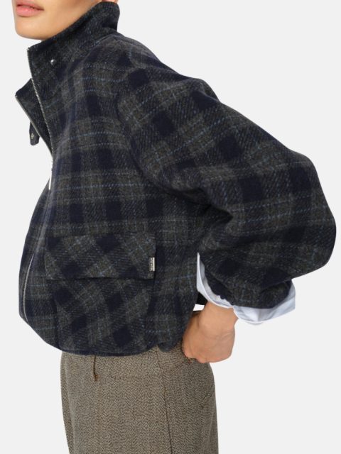 Jacke - MMCamille Check, Salute Navy – Bild 3