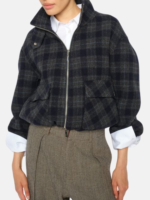 Alternative view of Jacke - MMCamille Check, Salute Navy