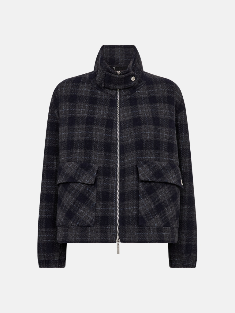 Jacke - MMCamille Check, Salute Navy