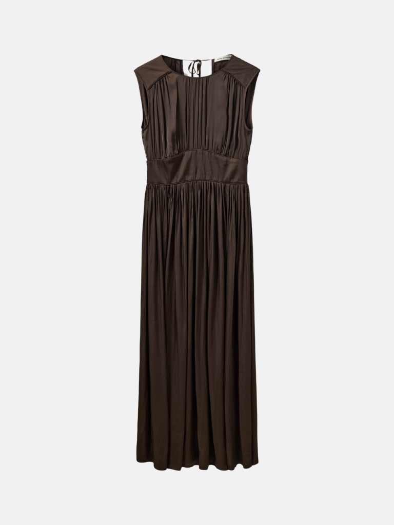 Kleid - LINSW Maxi Dress, Intense Brown – Bild 4