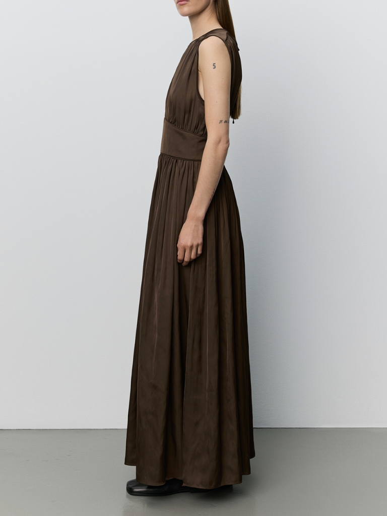 Kleid - LINSW Maxi Dress, Intense Brown – Bild 7