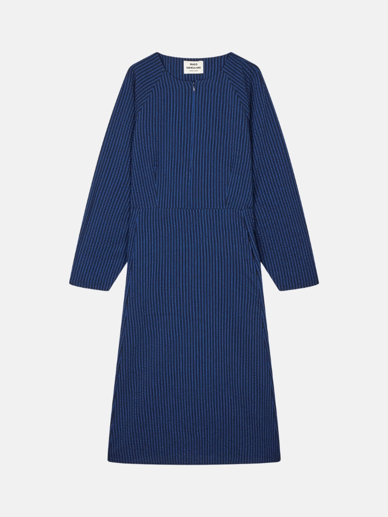 Kleid - Soft Crease Edel Dress, Sky Captain/Lapis Blue – Bild 4