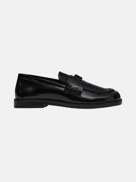 Leather Loafer PALilja, Black Polido von Pavement