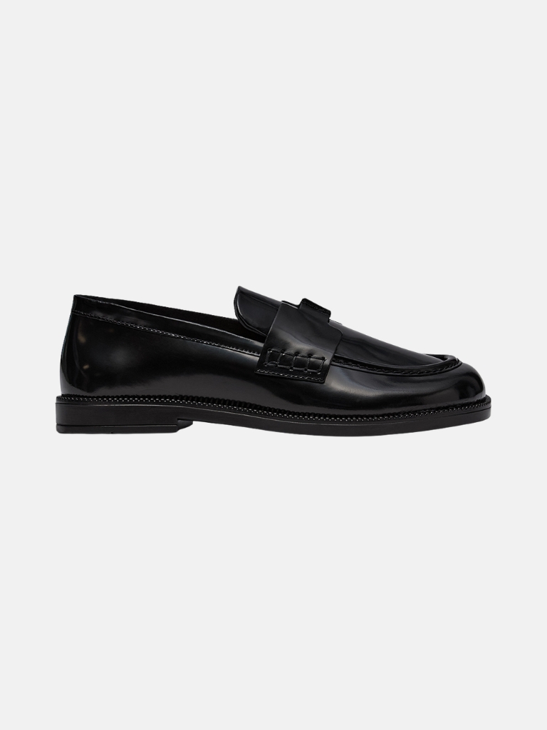 Leather Loafer PALilja, Black Polido von Pavement