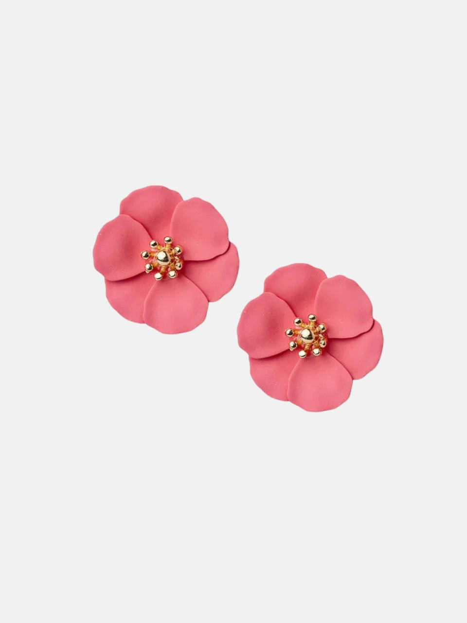 Ohrringe - Flower Small, Coral