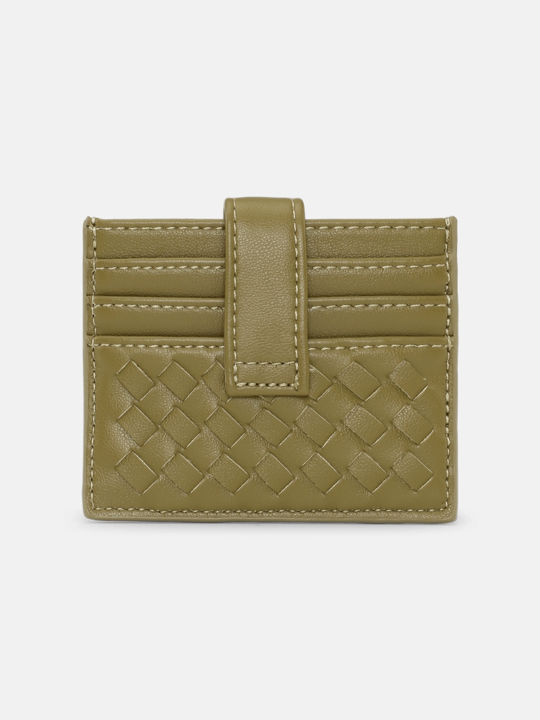 Portemonnai – Woven card Wallet, Green One – Bild 2