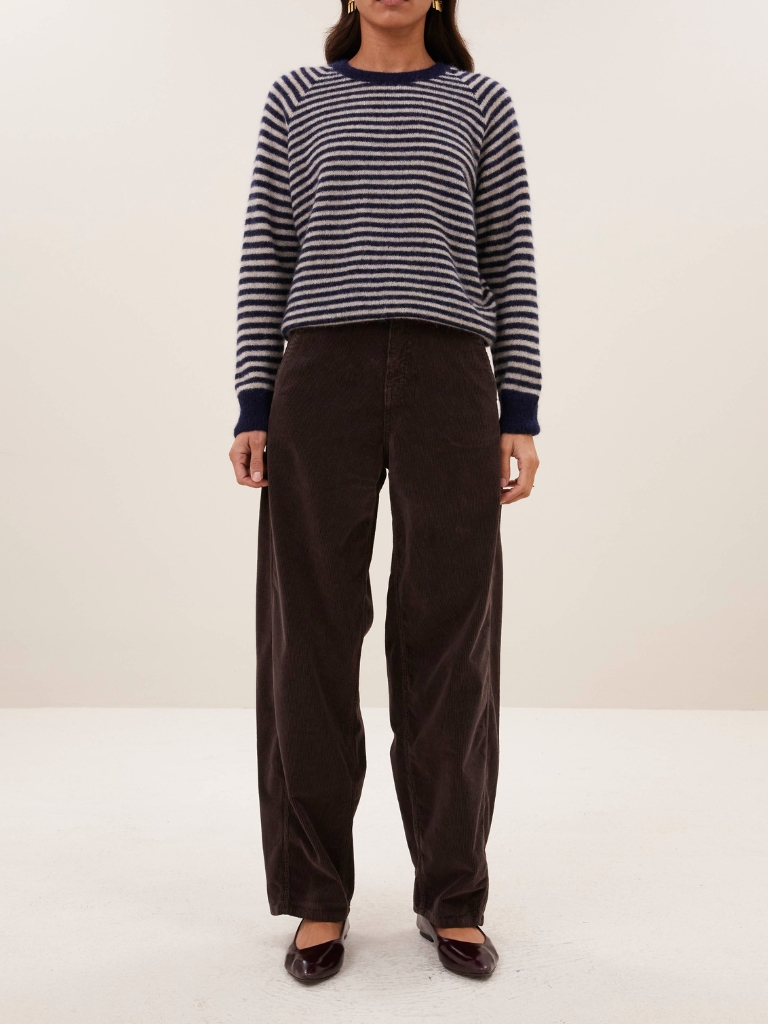 Pullover - Sally Stripe, Midnight Marine – Bild 5
