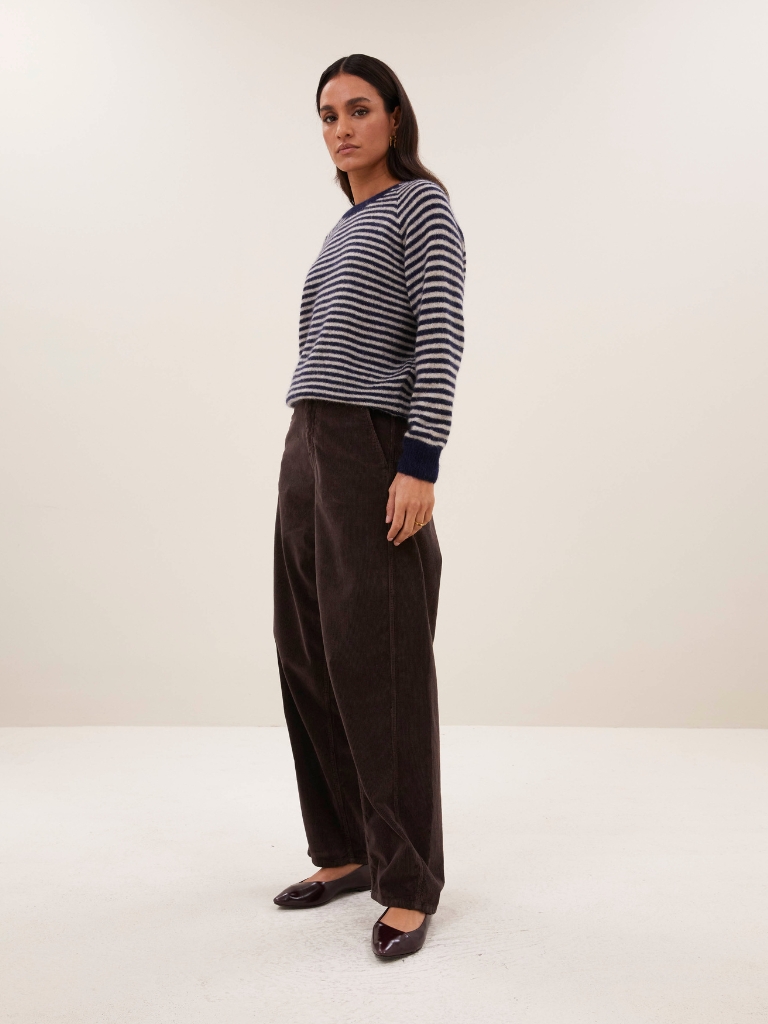 Pullover - Sally Stripe, Midnight Marine – Bild 4