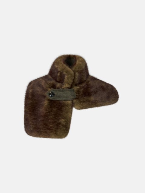 Schal - Agola Collar, Black Olive – Bild 3