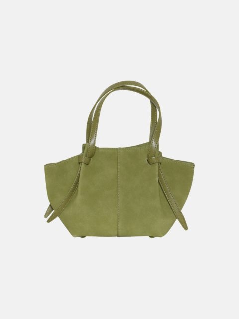 Tasche - Andrea Mini Strap, Faux Suede, Pistachio