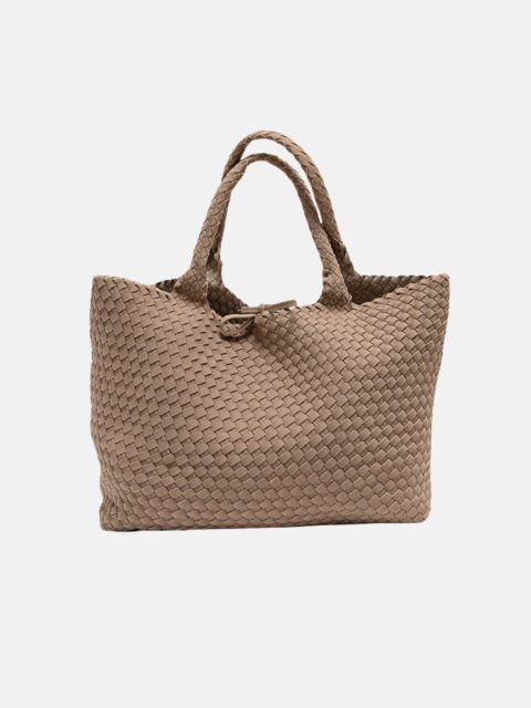 Tasche - Mia Suede Soft Square, Beige