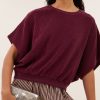 Top Nuki Slub in Burgundy Crush color from by-bar