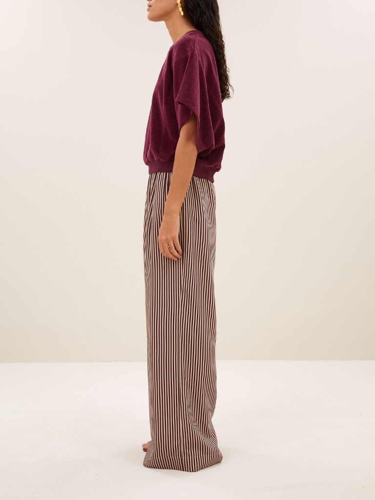Top - Nuki Slub, Burgundy Crush – Bild 5