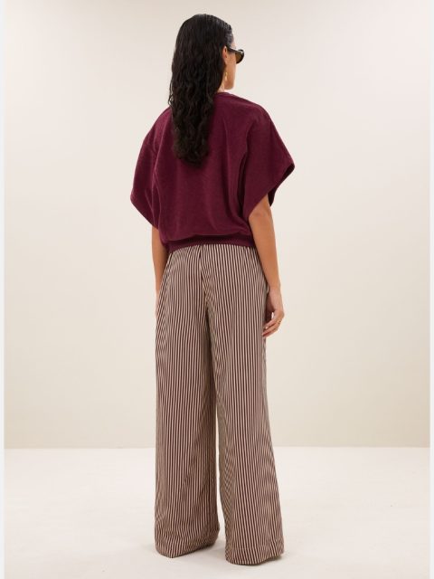 Alternative view of Top - Nuki Slub, Burgundy Crush
