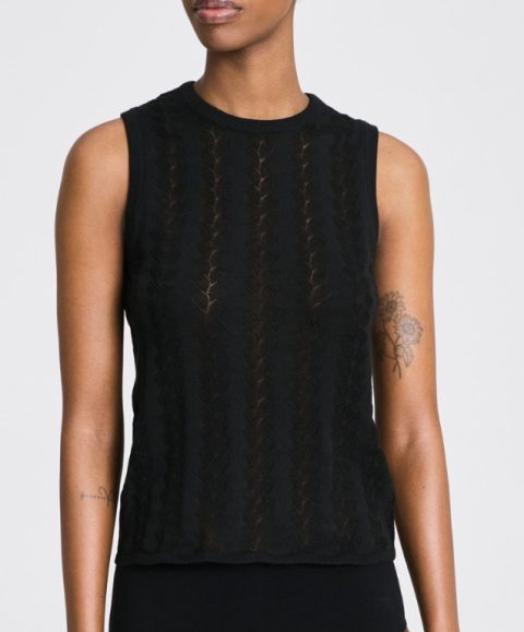 Top - Sofie Butterfly Knit, Black