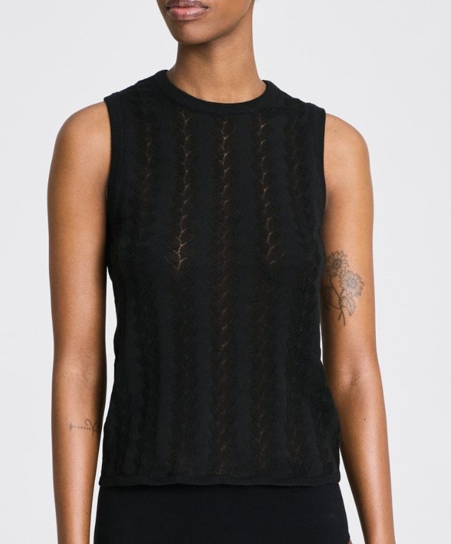 Top - Sofie Butterfly Knit, Black