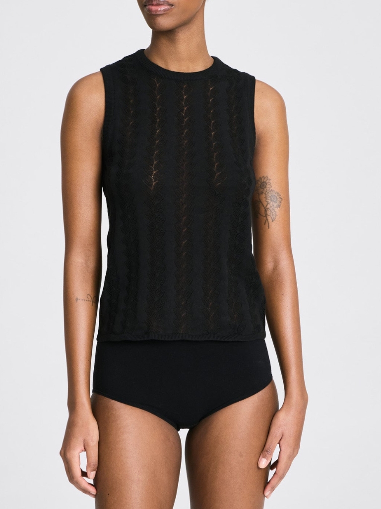 Top - Sofie Butterfly Knit, Black