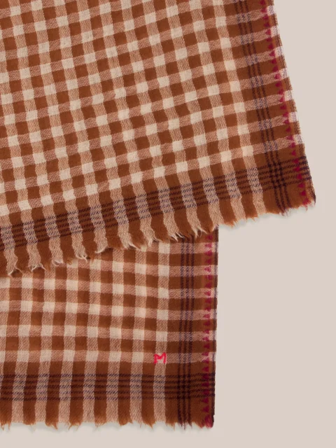 Schal – Vichy N°693 Henna – Bild 4