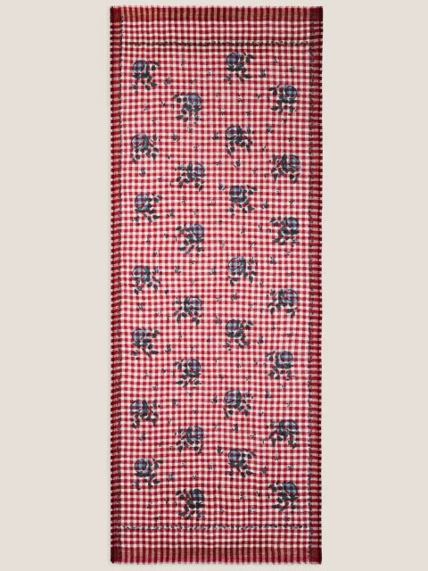 Schal – Vichy N°693 Flowers Gloss – Bild 3