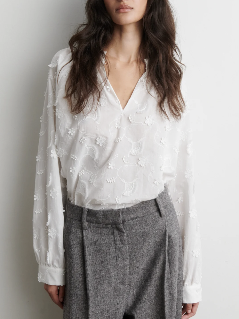 Bluse - Rosalil, Bright White