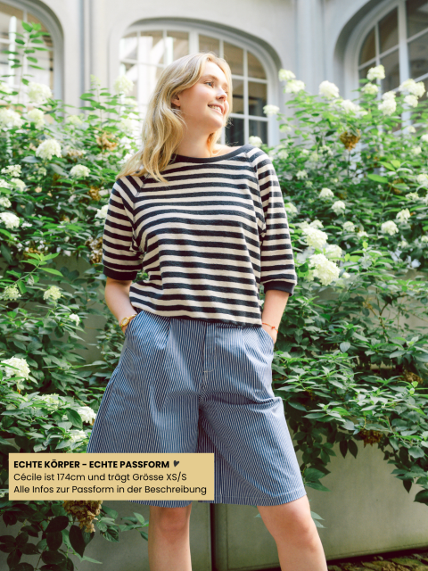 Alternative view of Shorts - Saga Stripe, Navy